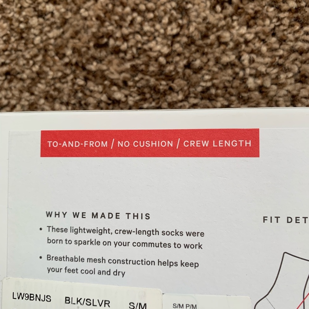 Lululemon Born to Sparkle Sock 3 pack NWT - Picture 3 of 5